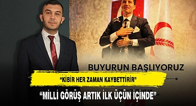 "MİLLİ GÖRÜŞ ARTIK İLK ÜÇÜN İÇİNDE"