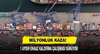Milyonluk Kaza! 1 Aydır Enkaz Kaldırma Çalışması Sürüyor