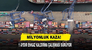 Milyonluk Kaza! 1 Aydır Enkaz Kaldırma Çalışması Sürüyor