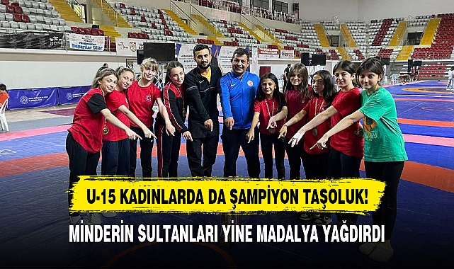 MİNDERİN SULTANLARI YİNE MADALYA YAĞDIRDI