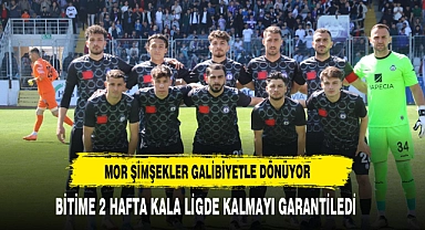 Mor Şimşekler Galibiyetle Dönüyor