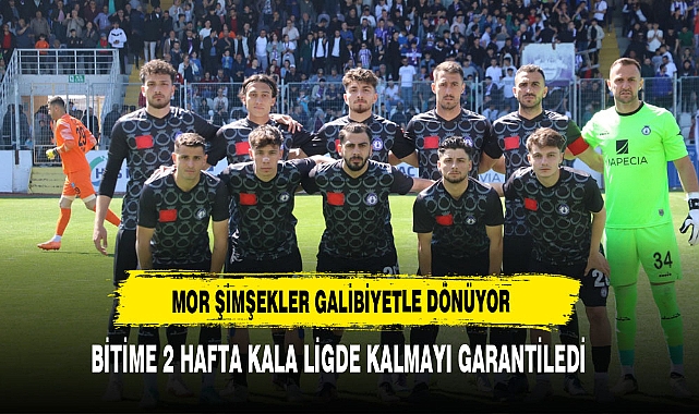 Mor Şimşekler Galibiyetle Dönüyor