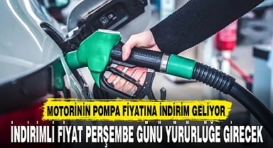 MOTORİNİN POMPA FİYATINA İNDİRİM GELİYOR