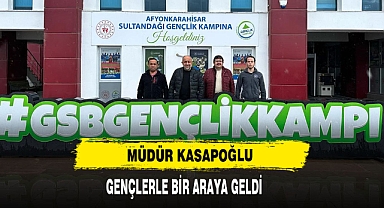 Müdür Kasapoğlu Gençlerle Bir Araya Geldi