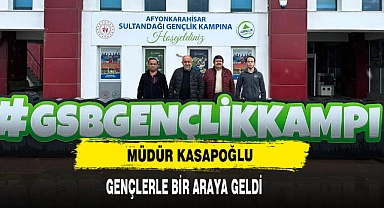 Müdür Kasapoğlu Gençlerle Bir Araya Geldi