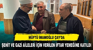 MÜFTÜ İMAMOĞLU ÇAY'DA