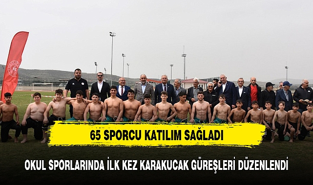 OKUL SPORLARINDA İLK KEZ KARAKUCAK GÜREŞLERİ DÜZENLENDİ