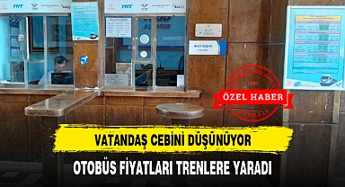 OTOBÜS FİYATLARI TRENLERE YARADI