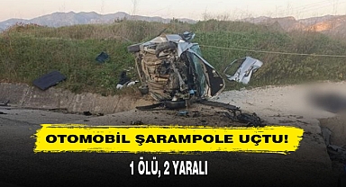 Otomobil Şarampole Uçtu!