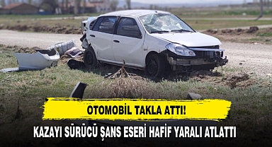Otomobil Takla Attı!