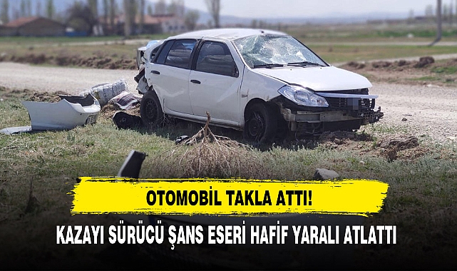 Otomobil Takla Attı!