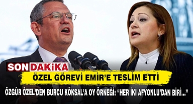 Özgür Özel'den Burcu Köksal'a Oy Örneği: