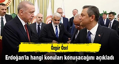 Özgür Özel, Erdoğan'la hangi konuları konuşacağını açıkladı