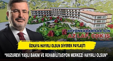 ÖZKAYA HAYIRLI OLSUN DİYEREK PAYLAŞTI
