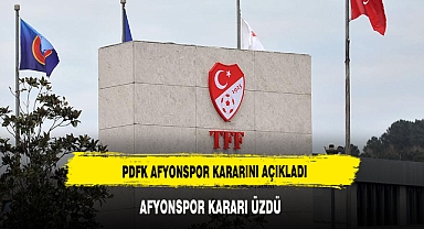 PDFK Afyonspor kararını açıkladı