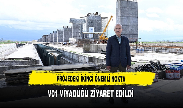 Projedeki İkinci Önemli Nokta V01 Viyadüğü Oldu
