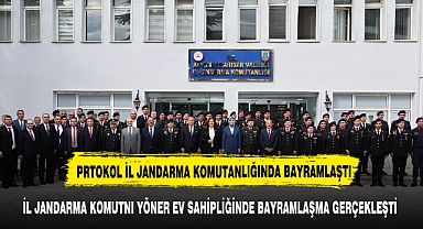PROTOKOL İL JANDARMA KOMUTANLIĞINDA BAYRAMLAŞTI