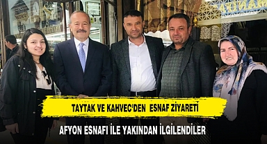 RAMAZAN BAYRAMI ÖNCESİ ESNAFI ZİYARET ETTİLER