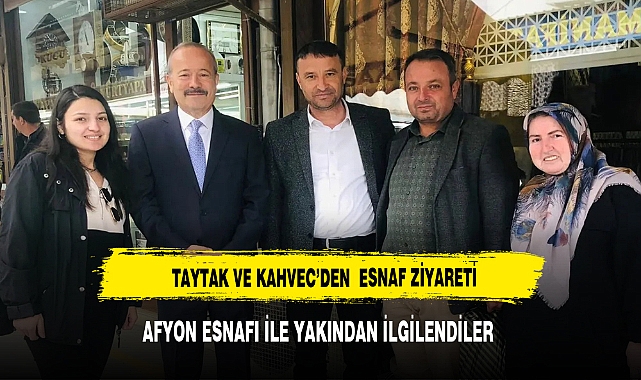 RAMAZAN BAYRAMI ÖNCESİ  ESNAFI ZİYARET ETTİLER