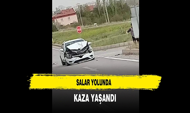 Salar Yolunda Trafik Kazası Yaşandı