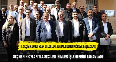 SEÇMENİN OYLARIYLA SEÇİLEN İSİMLER İŞLEMLERİNİ TAMAMLADI