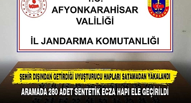 Şehir Dışından Getirdiği Uyuşturucu Hapları Satamadan Yakalandı