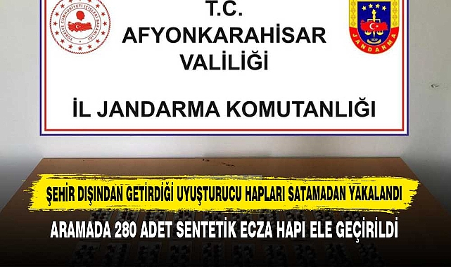 Şehir Dışından Getirdiği Uyuşturucu Hapları Satamadan Yakalandı