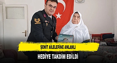 Şehit Ailelerine Anlamlı Hediye Takdim Edildi