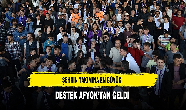Şehrin Takımına En Büyük Destek AFYOK'tan Geldi