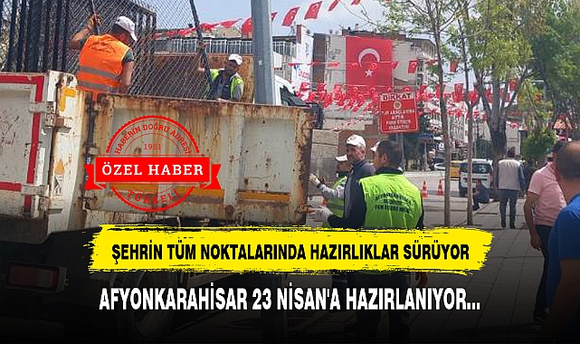 ŞEHRİN TÜM NOKTALARINDA HAZIRLIKLAR SÜRÜYOR