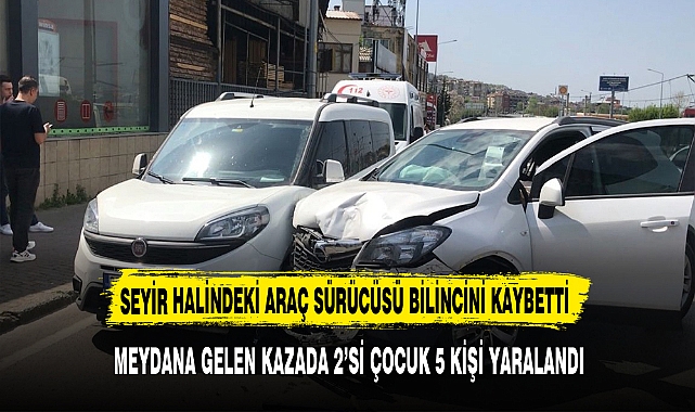 SEYİR HALİNDEKİ ARAÇ SÜRÜCÜSÜ BİLİNCİNİ KAYBETTİ