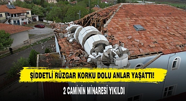 Şiddetli Rüzgar Korku Dolu Anlar Yaşattı!
