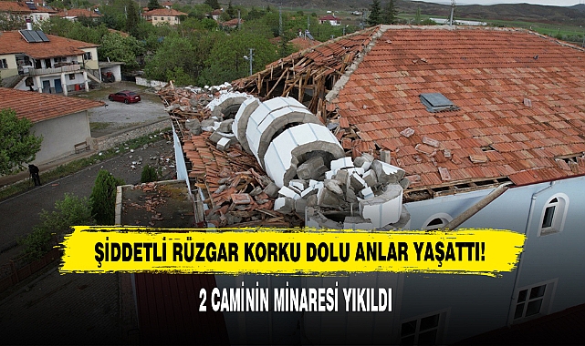 Şiddetli Rüzgar Korku Dolu Anlar Yaşattı!
