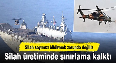 Silah üretiminde sınırlama kalktı