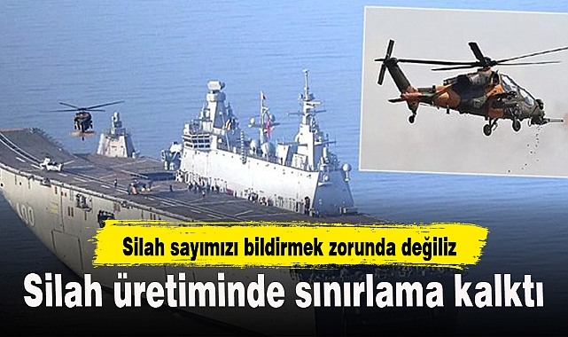 Silah üretiminde sınırlama kalktı