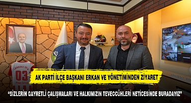 Sizlerin gayretli çalışmaları ve halkımızın teveccühleri neticesinde buradayız.
