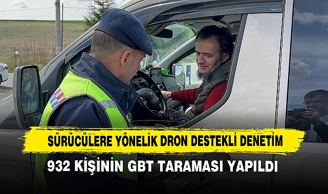 Sürücülere Yönelik Dron Destekli Denetim