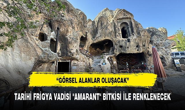 TARİHİ FRİGYA VADİSİ "AMARANT" BİTKİSİ İLE RENKLENECEK
