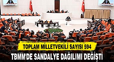 TBMM'DE SANDALYE DAĞILIMI DEĞİŞTİ