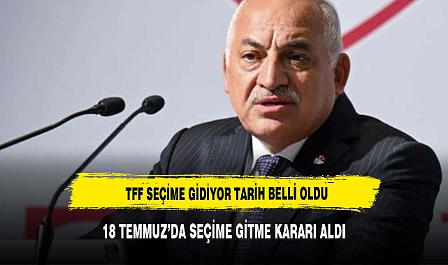 TFF, 18 Temmuz'da seçime gitme kararı aldı