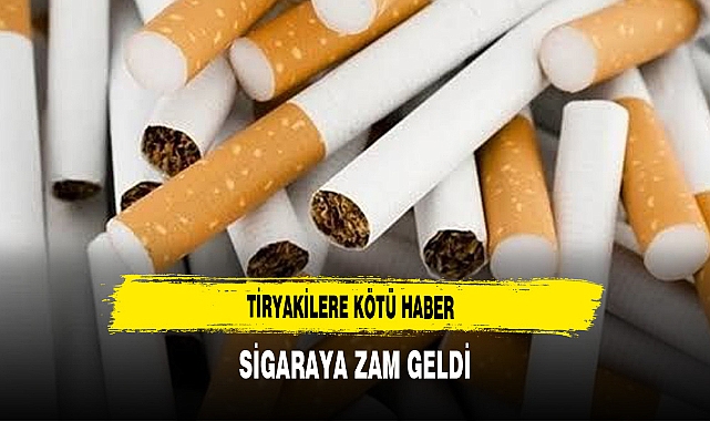 Tiryakilere Kötü Haber Sigaraya Zam Geldi