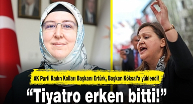“Tiyatro erken bitti!”