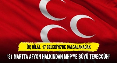ÜÇ HİLAL 17 BELEDİYE'DE DALGALANACAK