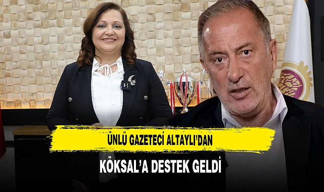 Ünlü Gazeteci Altaylı Başkan Köksal'a Destek Verdi