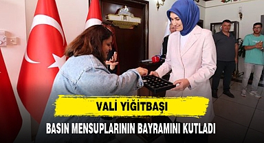 Vali Yiğitbaşı Basın Mensuplarının Bayramını Kutladı