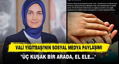 Vali Yiğitbaşı'nın Sosyal Medya Paylaşımı: