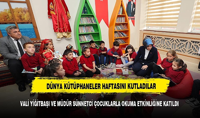 VALİ YİĞİTBAŞI VE MÜDÜR SÜNNETCİ ÇOCUKLARLA BİR ARAYA GELDİ