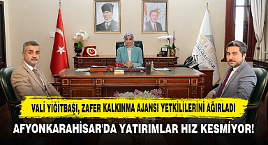 Vali Yiğitbaşı, Zafer Kalkınma Ajansı Yetkililerini Ağırladı