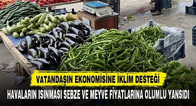 VATANDAŞIN EKONOMİSİNE İKLİM DESTEĞİ
