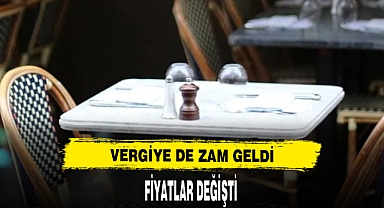 VERGİYE DE ZAM GELDİ